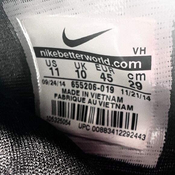 Nike Roshe Run Black Camo Men's Size 11: Lightweight Style & Comfort - Picture 9 of 9